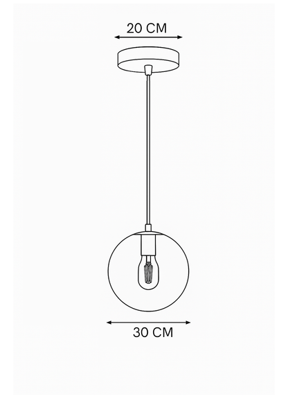 Lampara de techo Uru