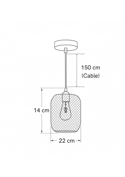 Lampara de techo Varu II