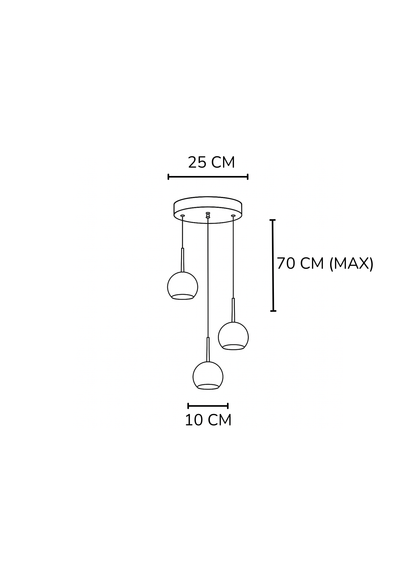 Lámpara de techo meltic