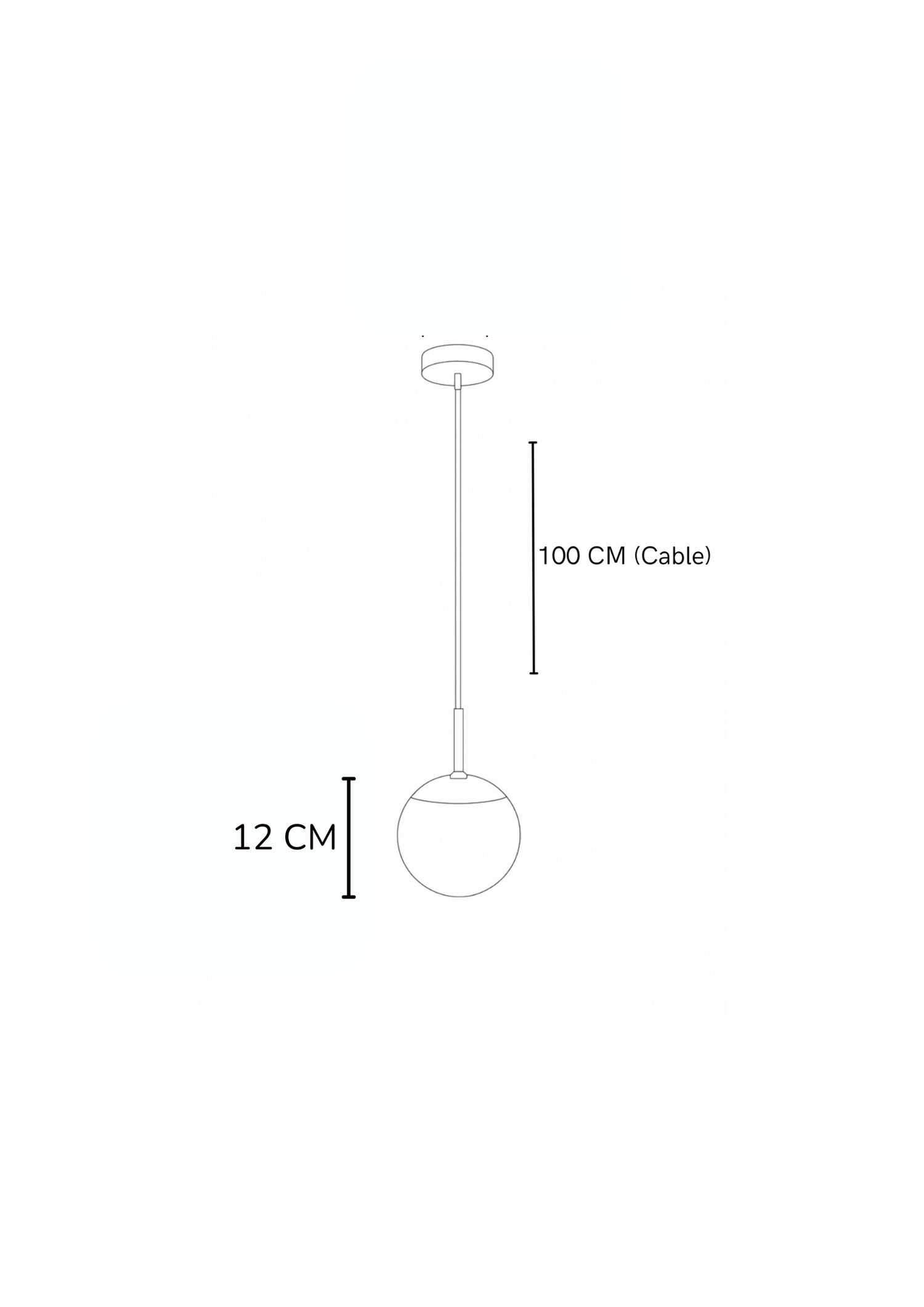 Lampara de techo trinidad Dorado ESTELAR