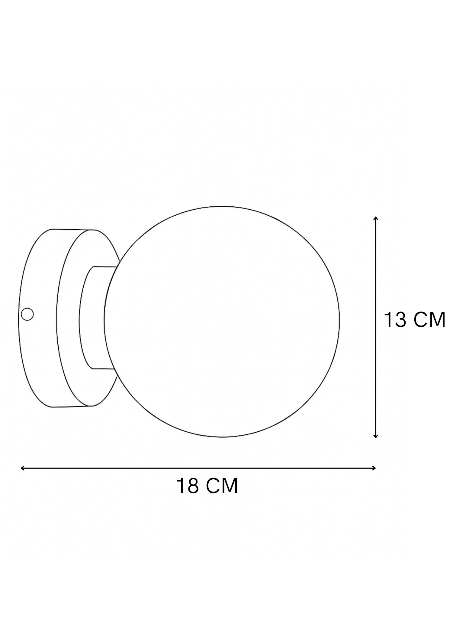 Lámpara depared Luneo