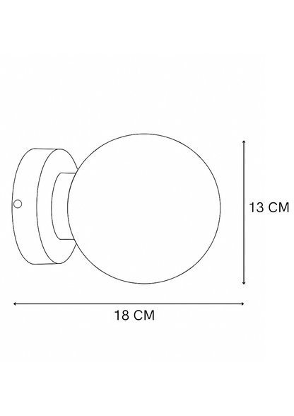 Lámpara depared Luneo