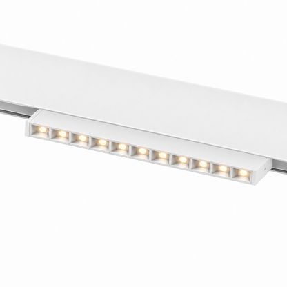 LINEAL FOLDING GRILLE DIRIGIBLE MAGNETICA 10mm 12W BLANCO
