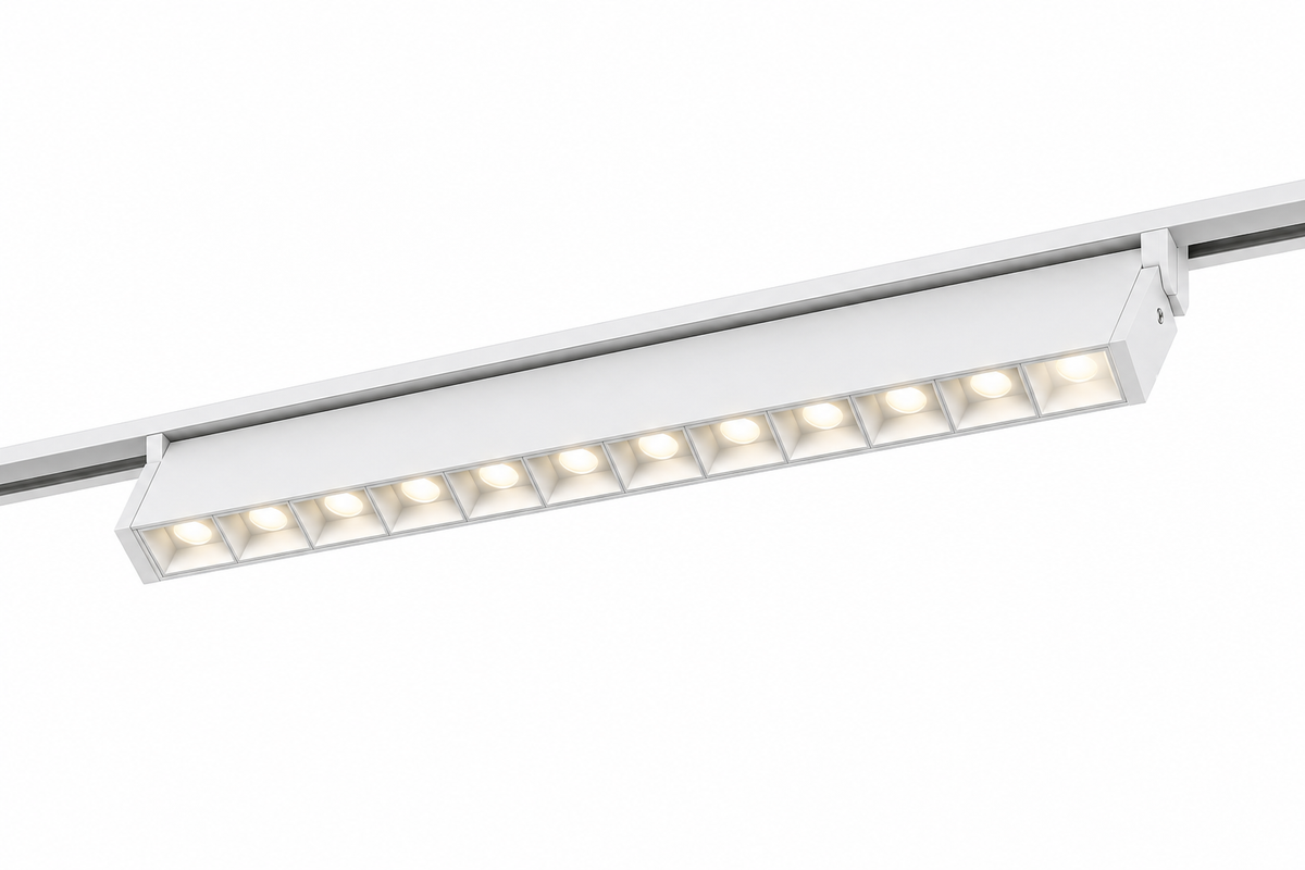 LINEAL FOLDING GRILLE DIRIGIBLE MAGNETICA 10mm 12W BLANCO