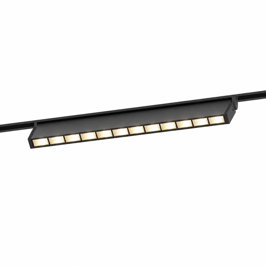 LINEAL FOLDING GRILLE DIRIGIBLE MAGNETICA 10mm 12W NEGRO
