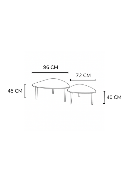 Mesa de Centro Eco Negro