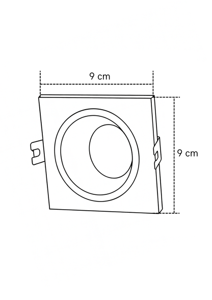 OJO DE BUEY CUADRADO GARA I
