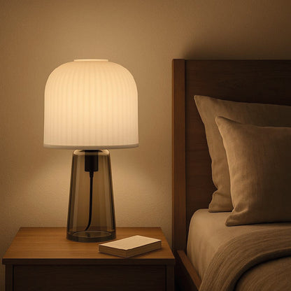 LÁMPARA DE MESA NARA GRIS