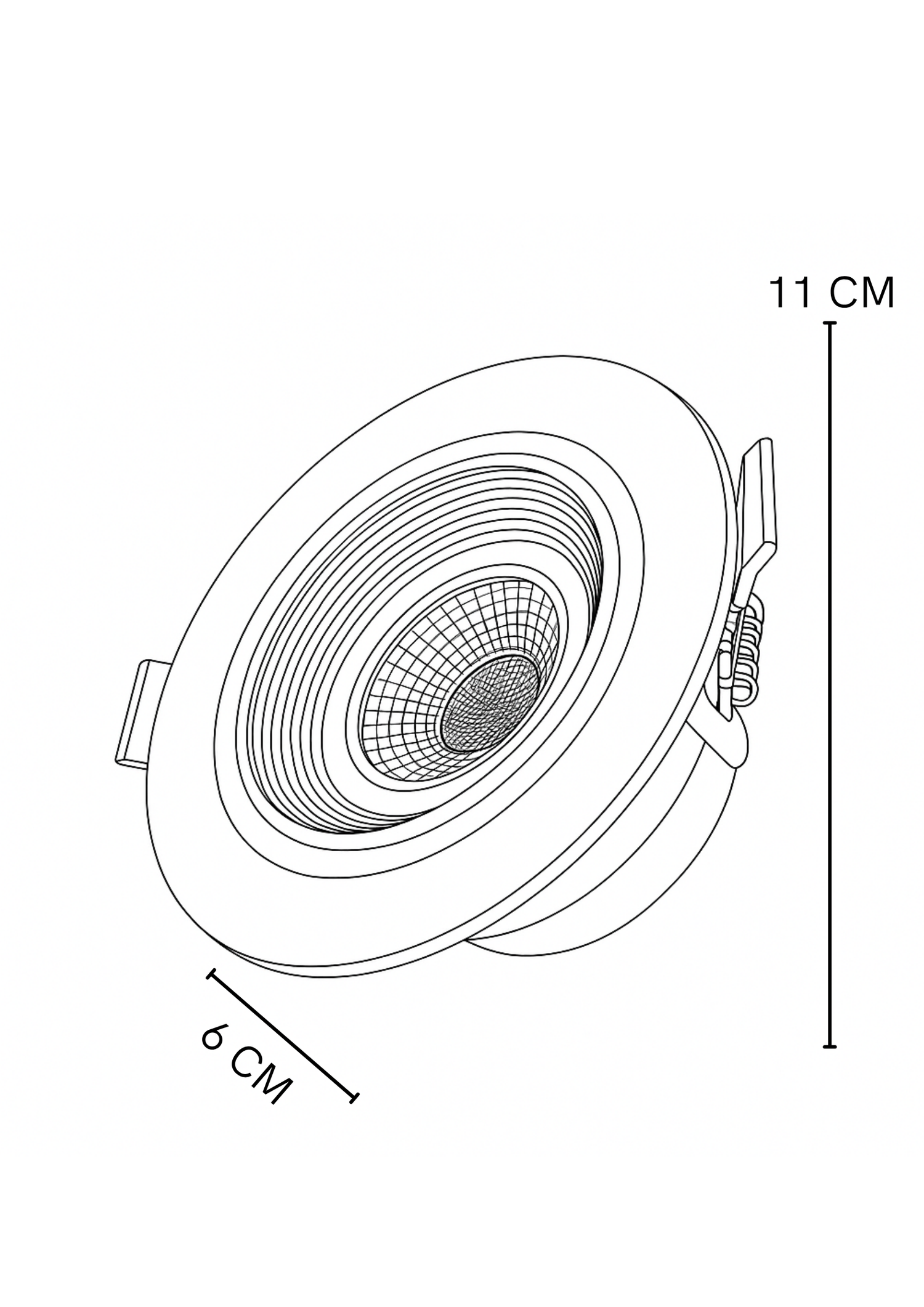 Ojo de Buey Redondo 9w Buld