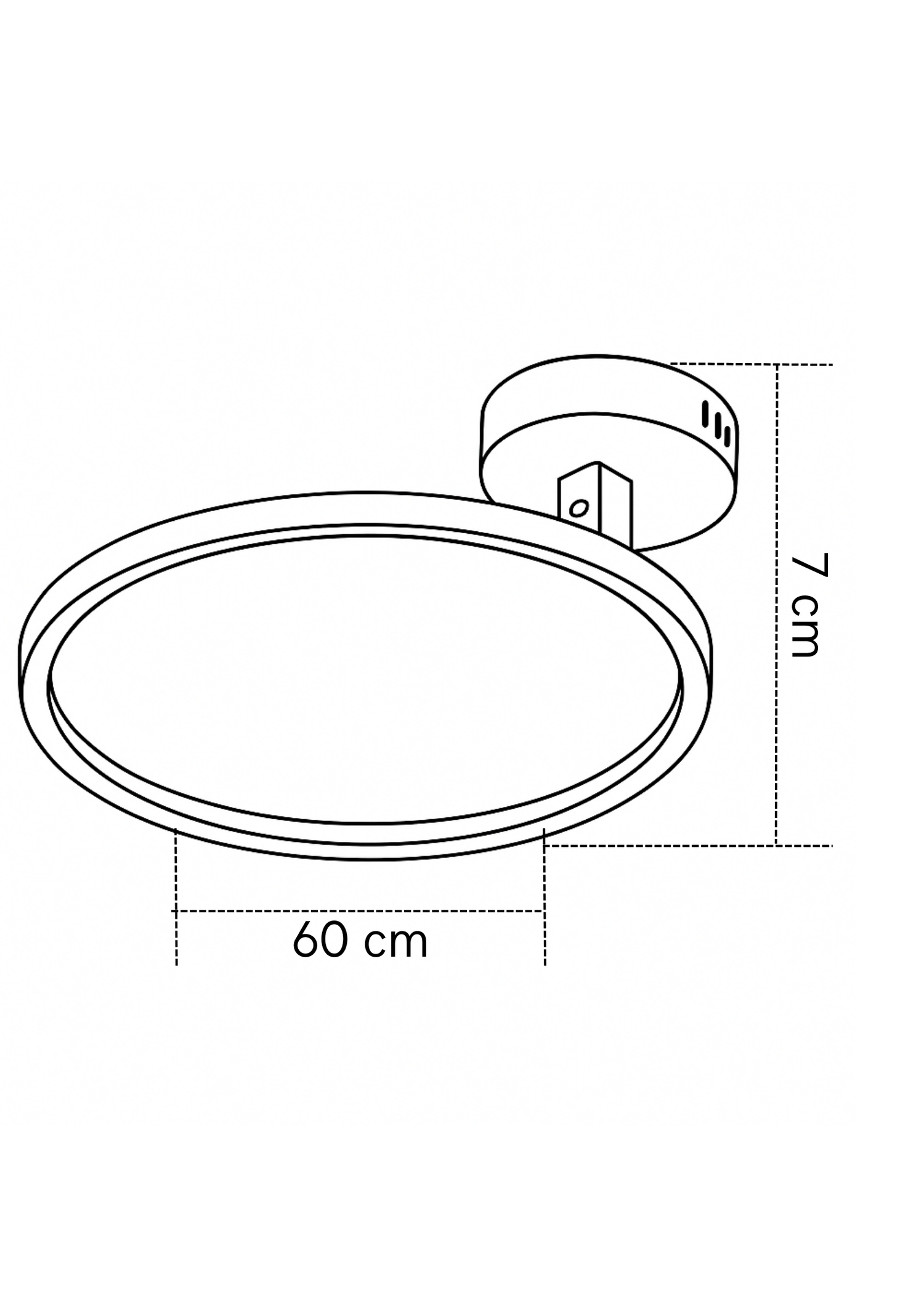 PLAFON LED TECHO KINKY DORADO