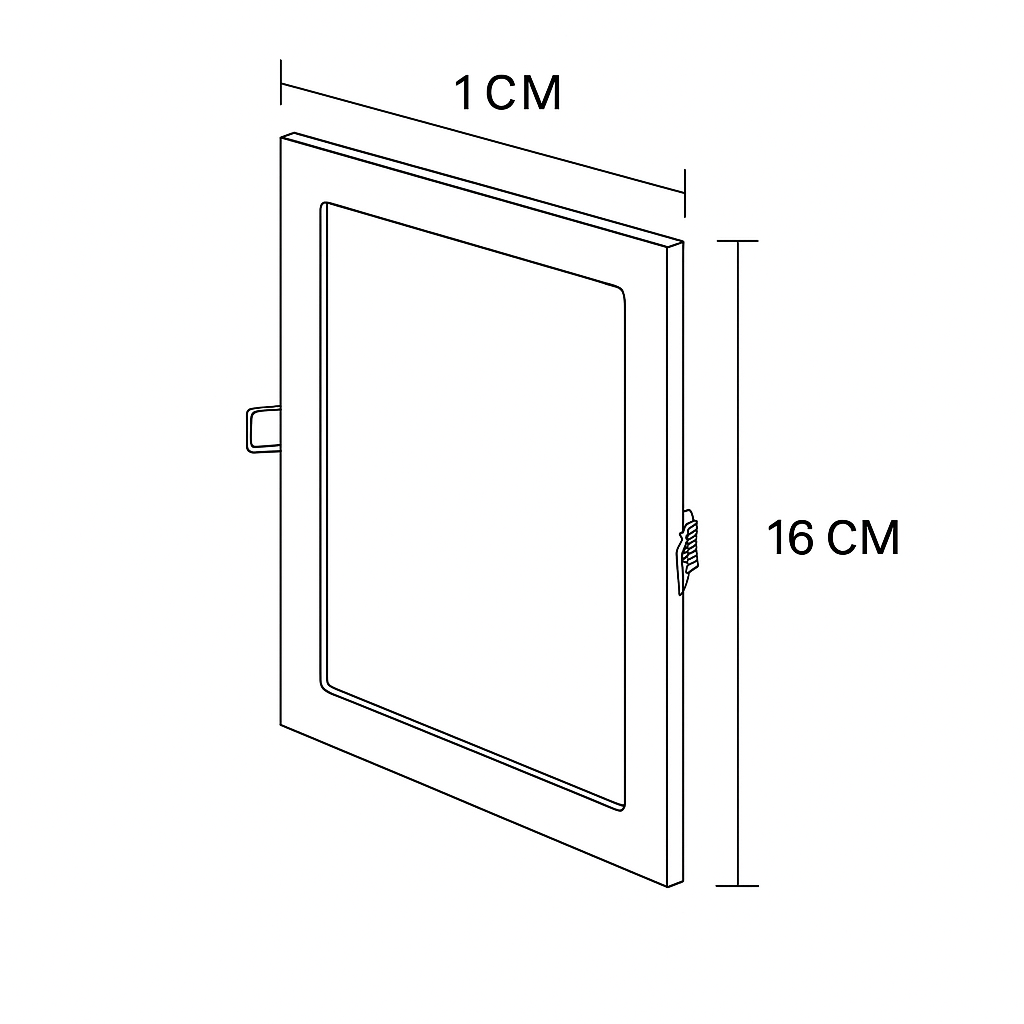 Panel Led cuadrado de 12w