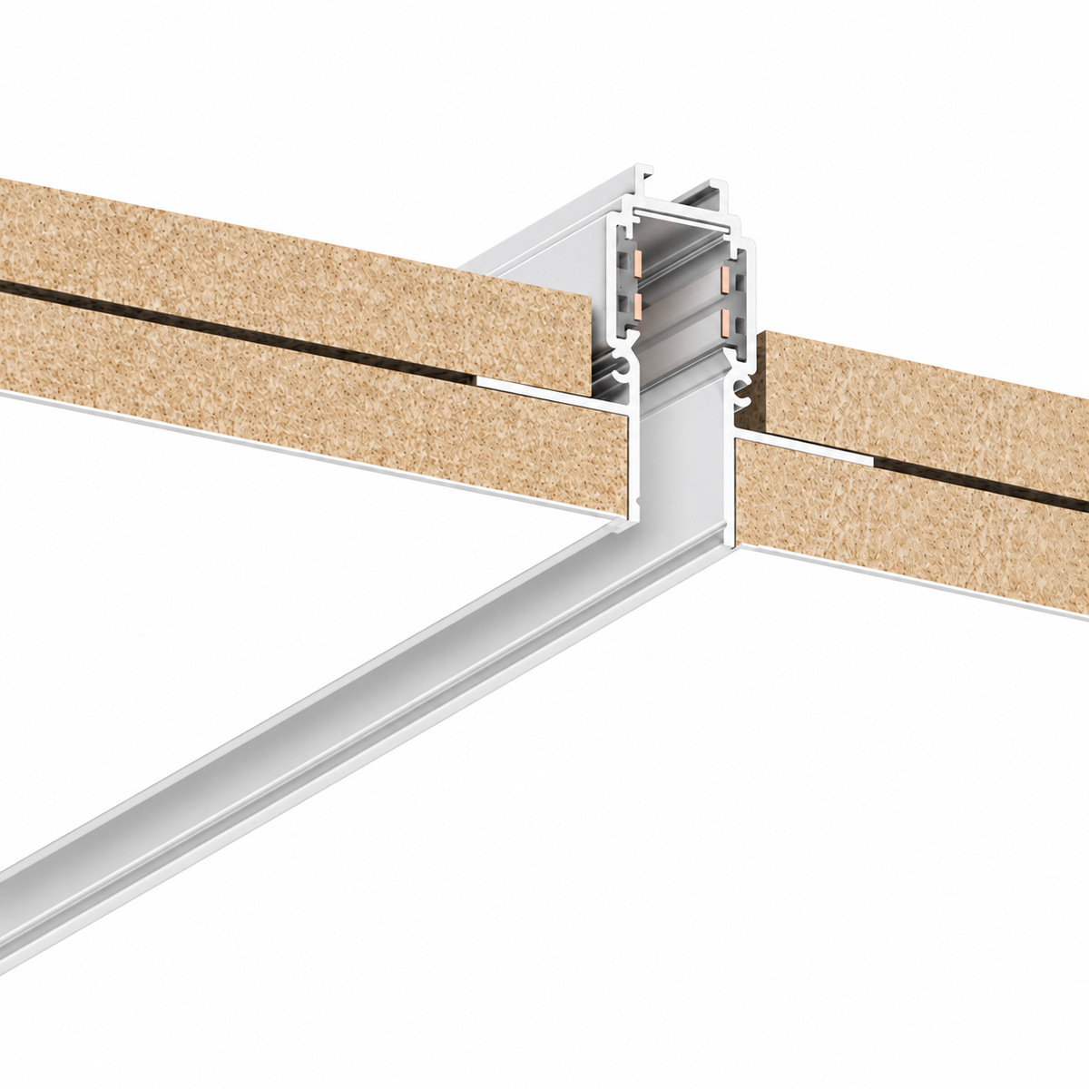 RIEL MAGNETICO INCRUSTAR 2mt x 10mm BLANCO