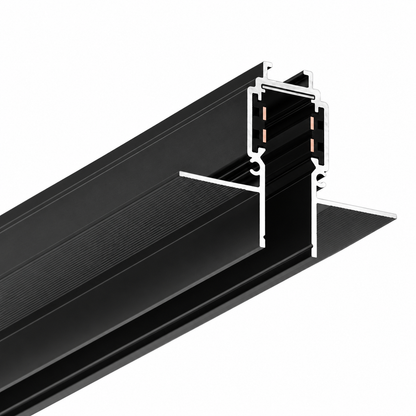 RIEL MAGNETICO INCRUSTAR 2mt x 10mm Negro