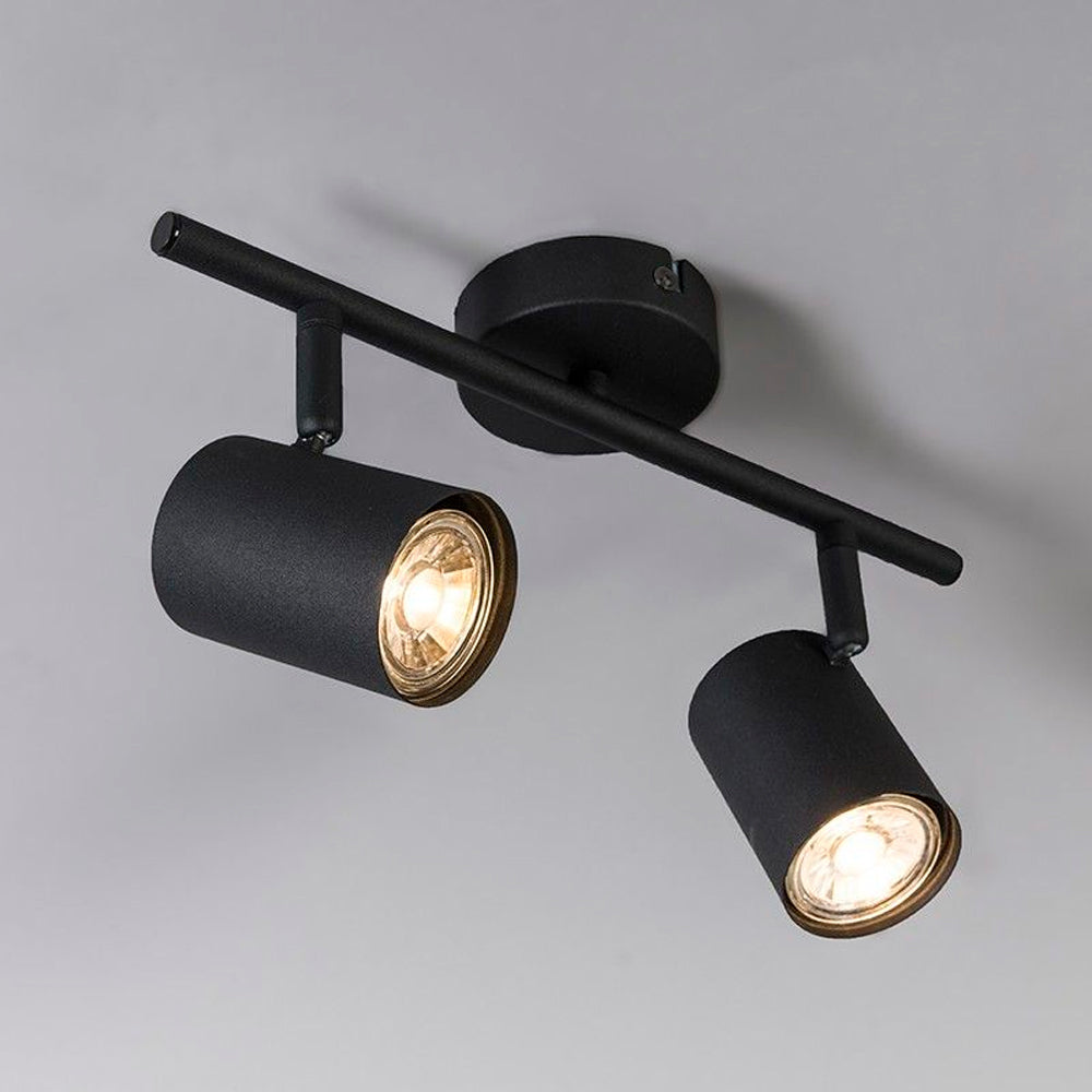 Aplique De Pared o techo X2 putin Negro
