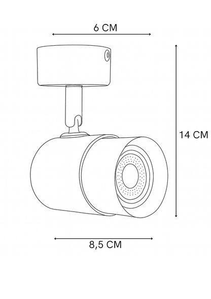 SPOT DE SOBREPONER MURAF
