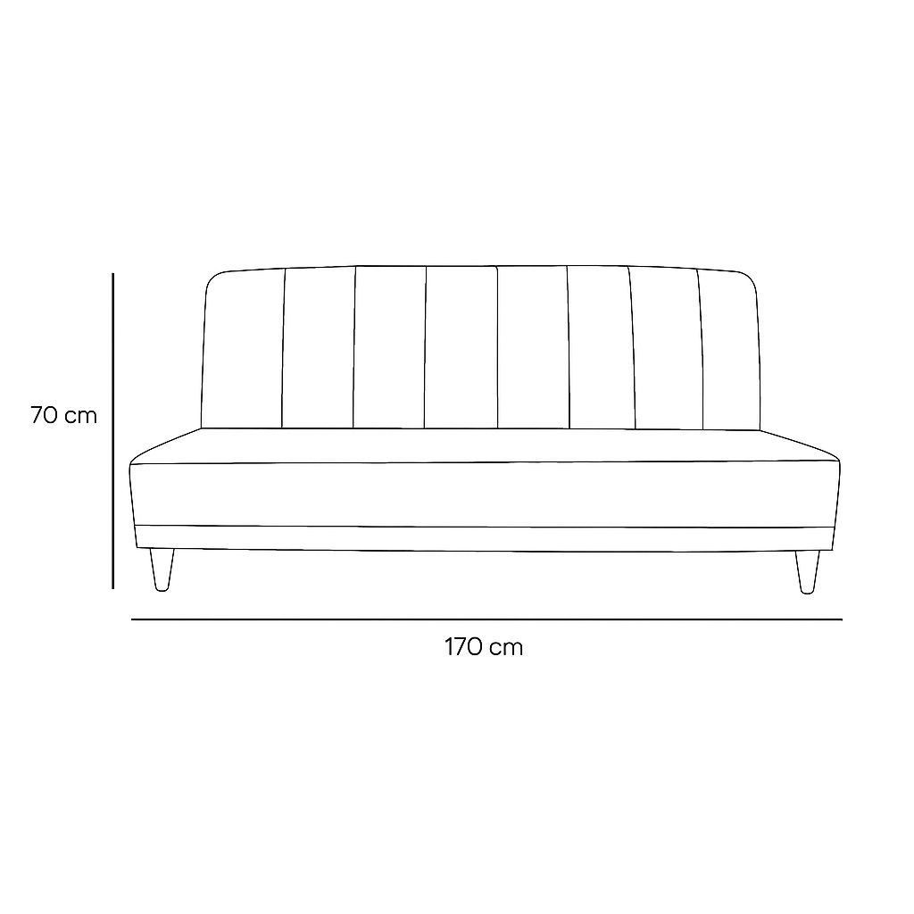SofáCama Otto 3 Posiciones Tercio pelo Verde