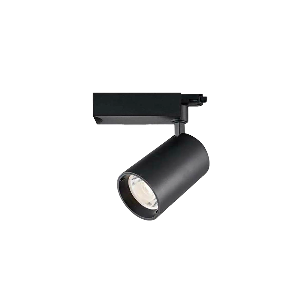 Lámpara Spot Led Negro Para Riel 10W