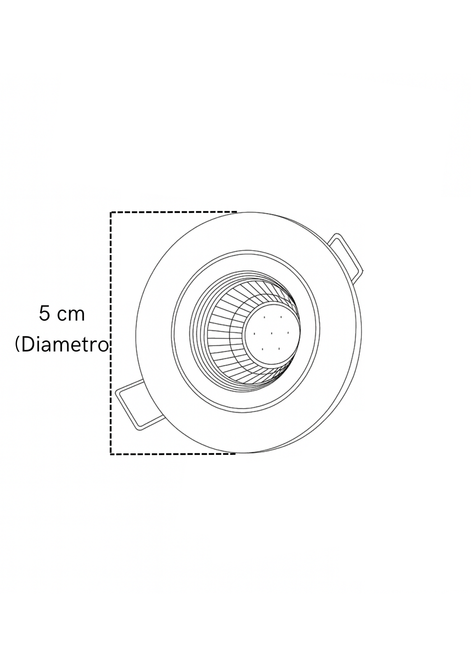 mini Bala Min Redondo con led integrado