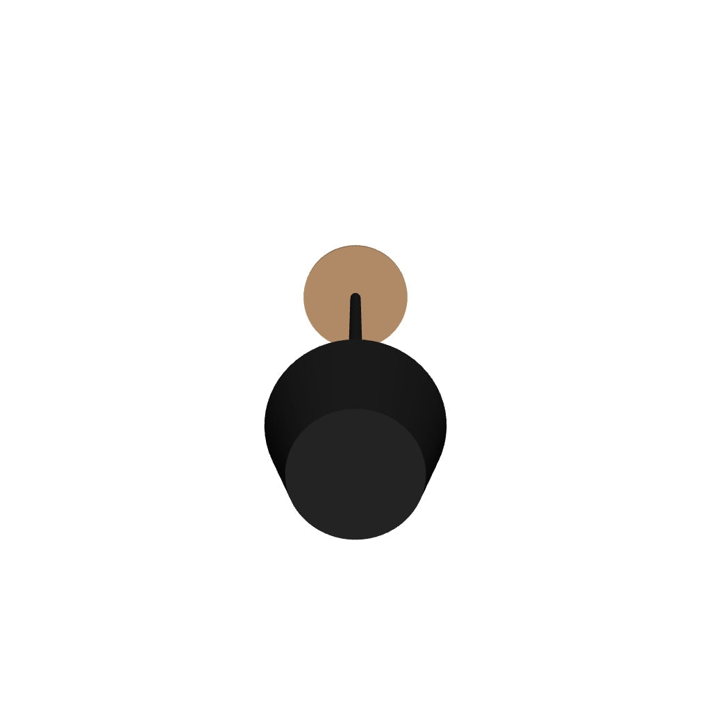 Lámpara de Piso Baos Herraje Negro