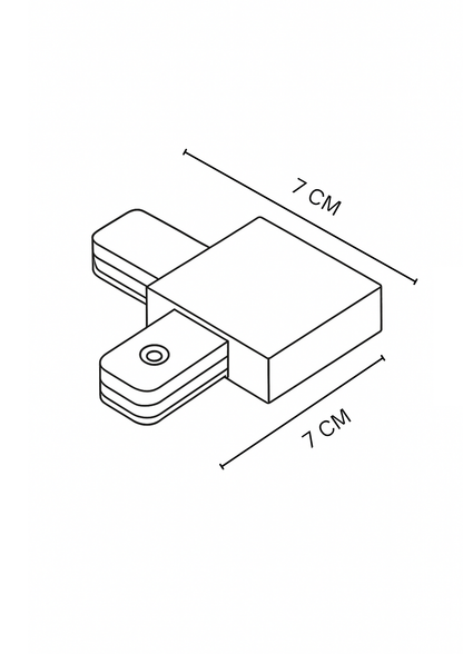union para riel en L negra
